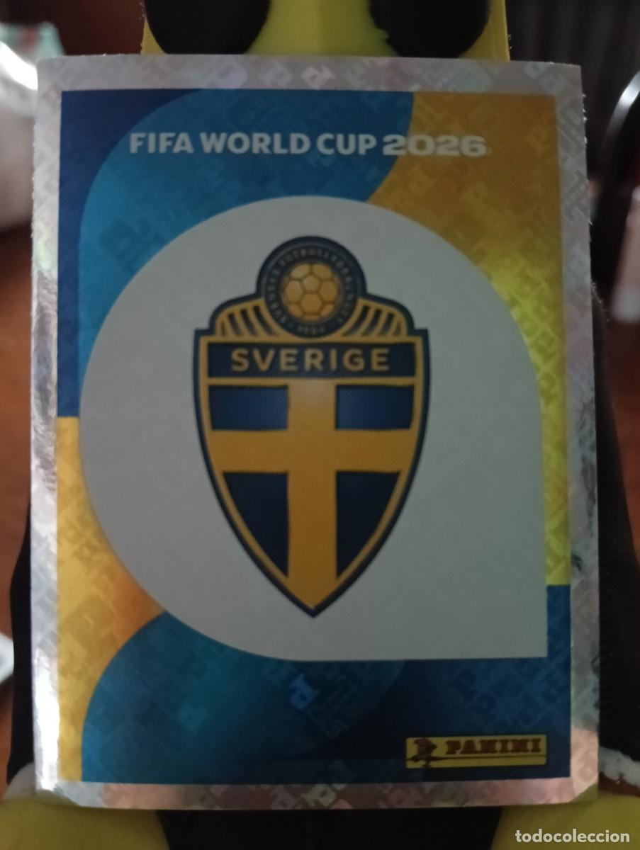 Cromos de f&uacute;tbol: Mundial 2026 - Logo - N&deg; 1 - Suecia