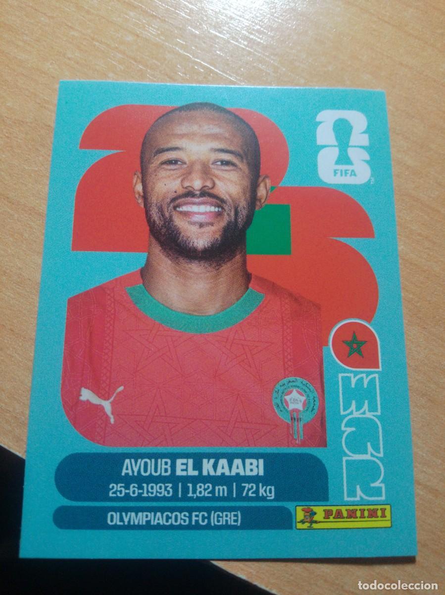 Cartes &agrave; collectionner de Football: EL KAABI MARRUECOS MAR 20 MUNDIAL FIFA WORLD CUP 2026 26 PANINI STICKERS NUEVO