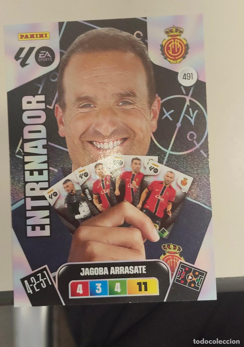 Cromos de f&uacute;tbol: ADRENALYN 2025/2026 491 ARRASATE MALLORCA &rdquo;&rdquo;&rdquo;ENTRENADOR &rdquo;&rdquo; , NUEVO PERFECTO