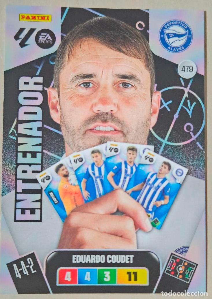 Figurine di Calcio: FICHA N&ordm; 479 EDUARDO COUDET - ADRENALYN 25 26 - PANINI 2025 - 26 - CROMO - ENTRENADOR