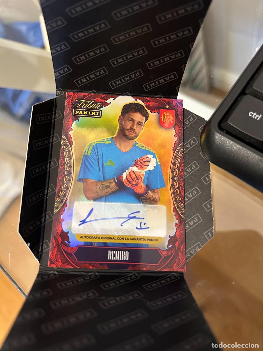 Cromos de f&uacute;tbol: REMIRO TRIBUTO FIRMA ORIGINAL NUEVO