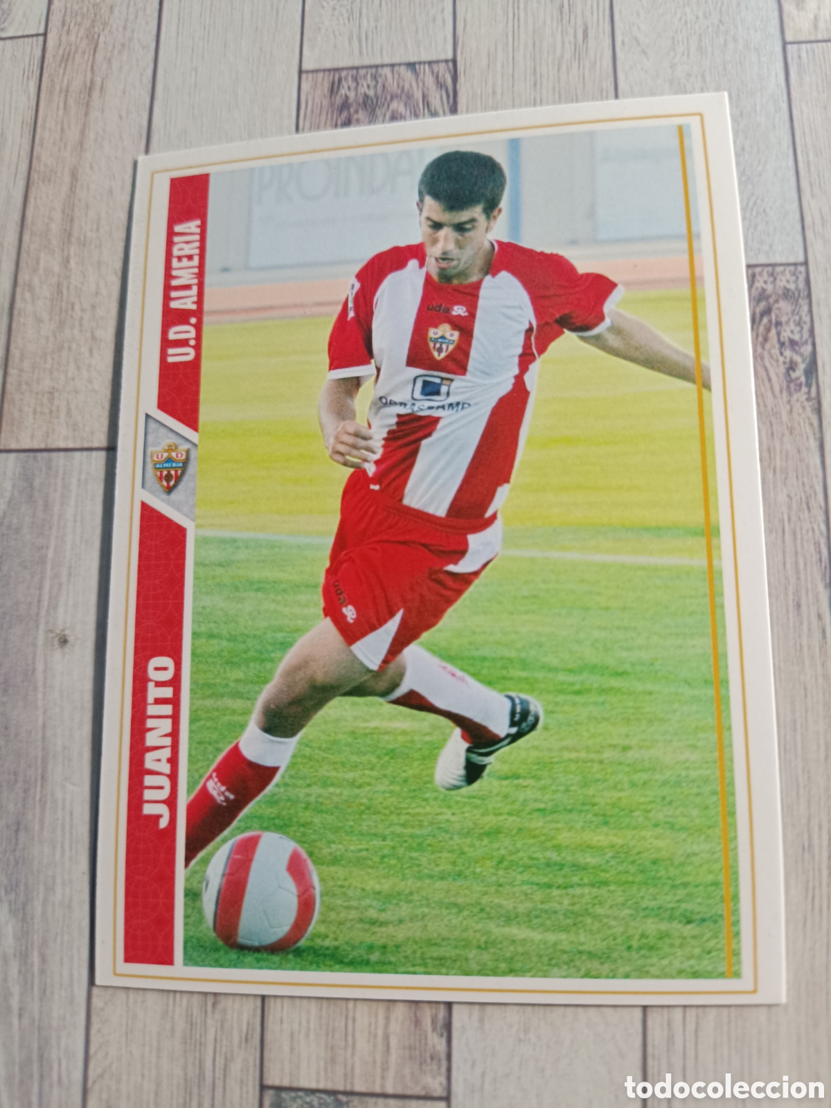 Cromos de f&uacute;tbol: 652 JUANITO ALMERIA LAS FICHAS DE LA LIGA FICHAJE FICHA + MUNDICROMO 2007 2008 07 08