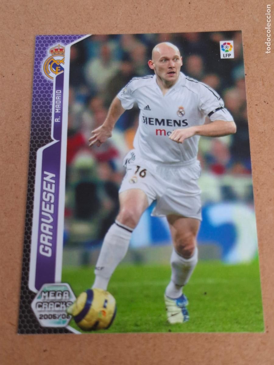 Cromos de f&uacute;tbol: MEGACRACKS 2005 2006 05 06 - PANINI - 189 GRAVESEN - REAL MADRID - CP12
