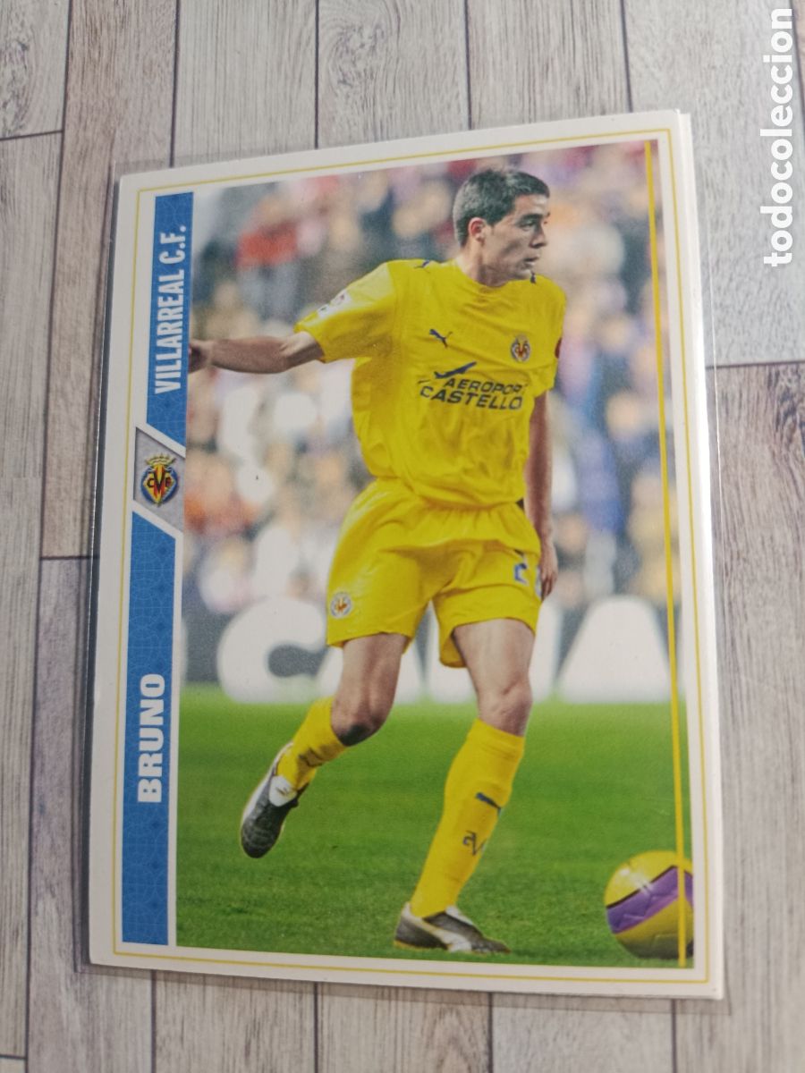 Cromos de f&uacute;tbol: 631 BRUNO VILLARREAL LAS FICHAS DE LA LIGA FICHAJE FICHA + MUNDICROMO 2007 2008 07 08