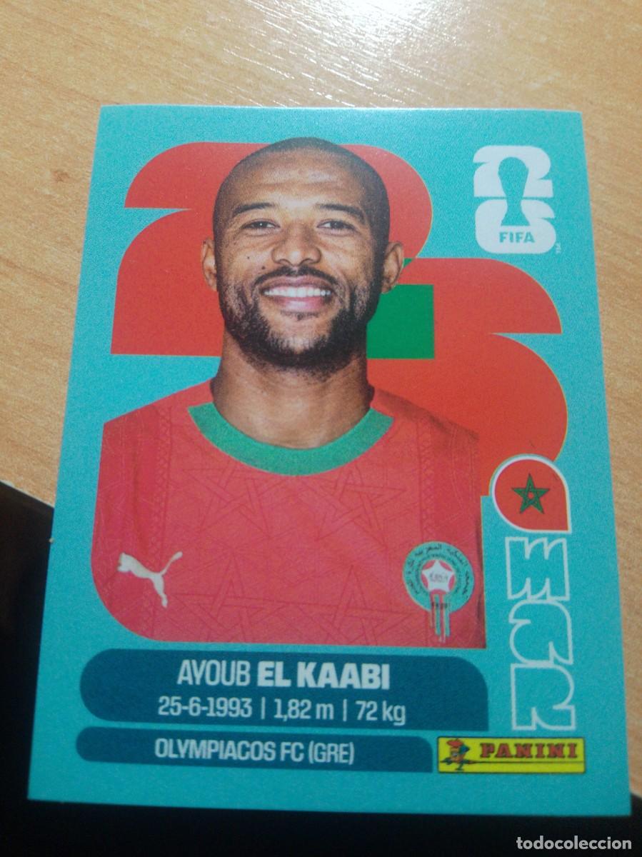 Cromos de f&uacute;tbol: EL KAABI MARRUECOS MAR 20 MUNDIAL FIFA WORLD CUP 2026 26 PANINI STICKERS NUEVO