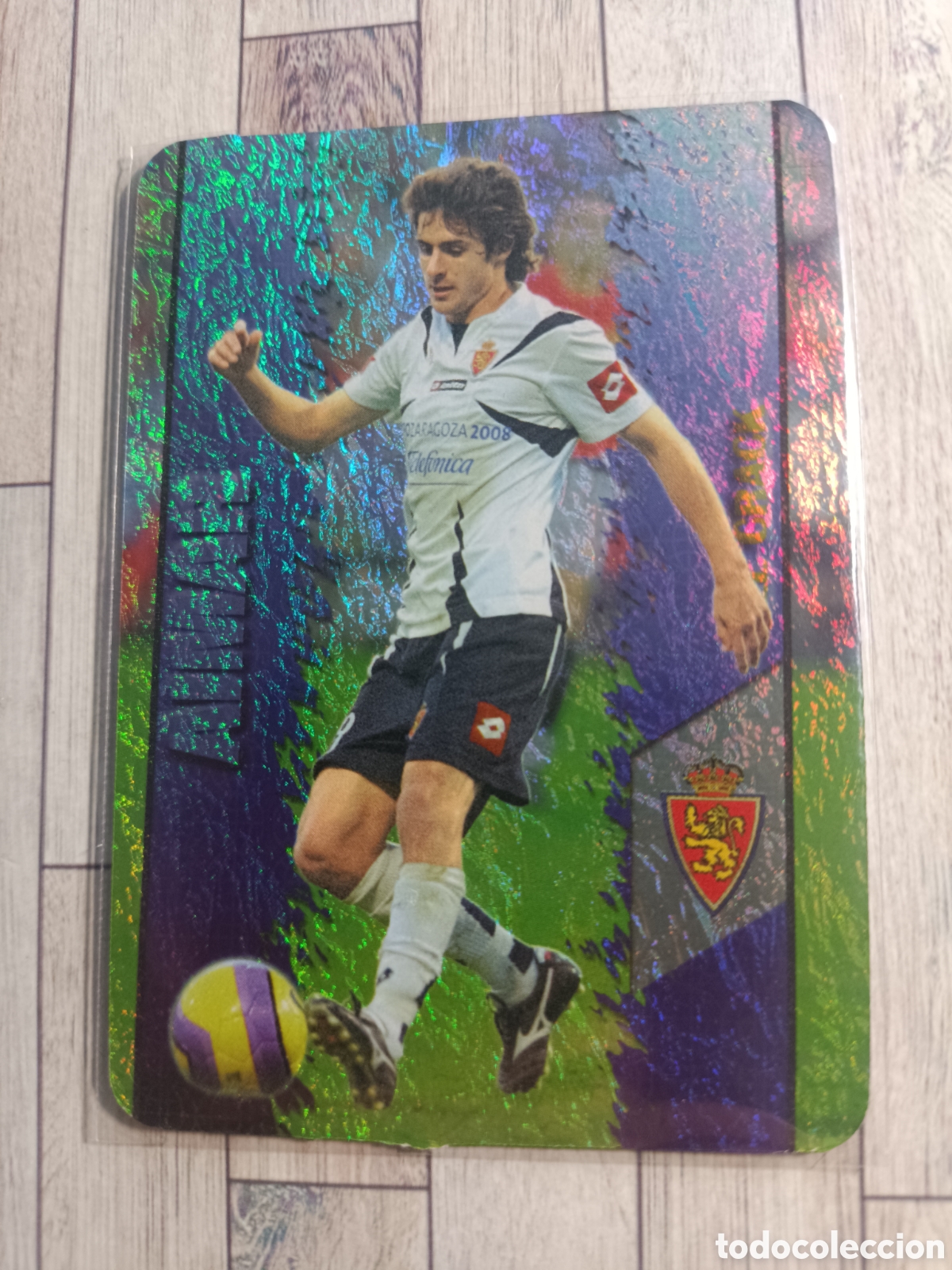 Cromos de f&uacute;tbol: 161 AIMAR REAL ZARAGOZA EL CRACK LAS FICHAS DE LA LIGA MUNDICROMO 2007 2008 07 08