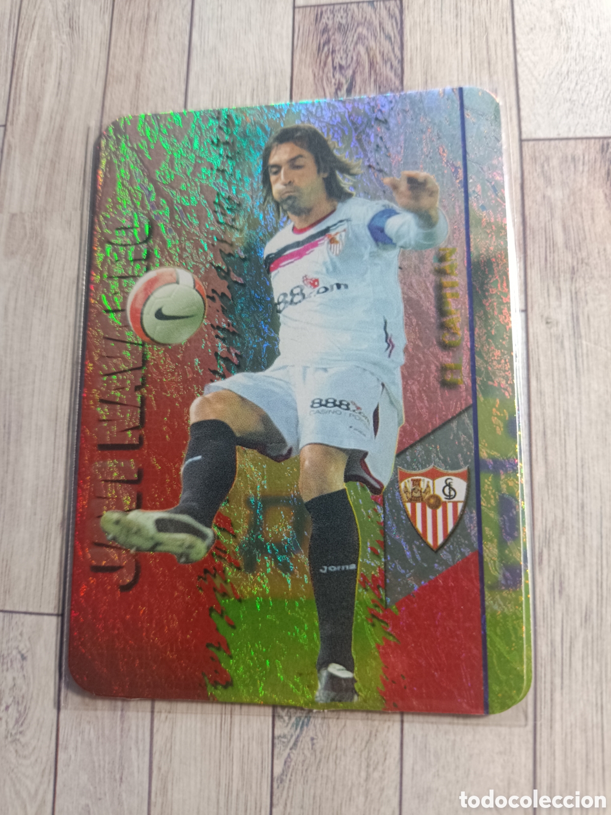 Cromos de f&uacute;tbol: 79 JAVI NAVARRO SEVILLA LAS FICHAS DE LA LIGA MUNDICROMO 2007 2008 07 08
