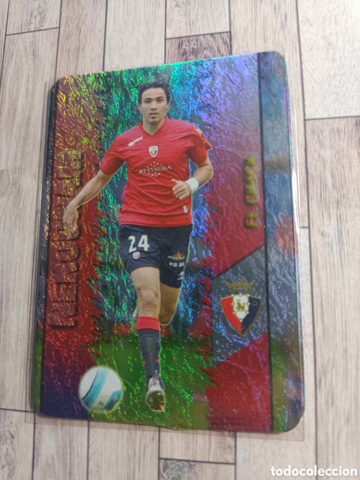 Cromos de f&uacute;tbol: 377 NEKOUNAM OSASUNA LAS FICHAS DE LA LIGA MUNDICROMO 2007 2008 07 08