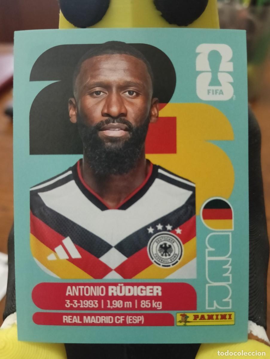 Cromos de f&uacute;tbol: Mundial 2026 - Antonio Rudiger - N&deg; 6 - Alemania