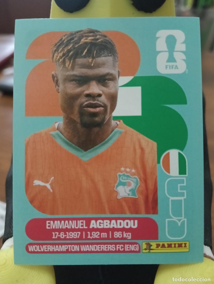 Cromos de f&uacute;tbol: Mundial 2026 - Emmanuel Agbadou - N&deg; 8 - Cote D'lvoire