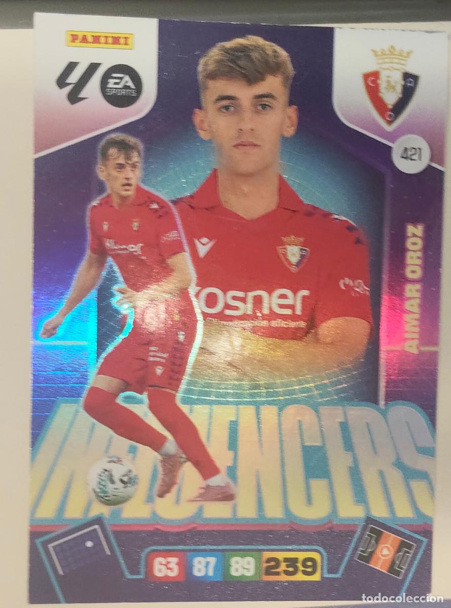 Cromos de f&uacute;tbol: 421 AIMAR OROZ OSASUNA INFLUENCERS ADRENALYN 2025 2026 25 26