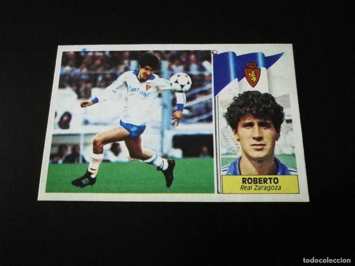 Cromos de f&uacute;tbol: ROBERTO (COLOCA) REAL ZARAGOZA LIGA 86/87 ESTE