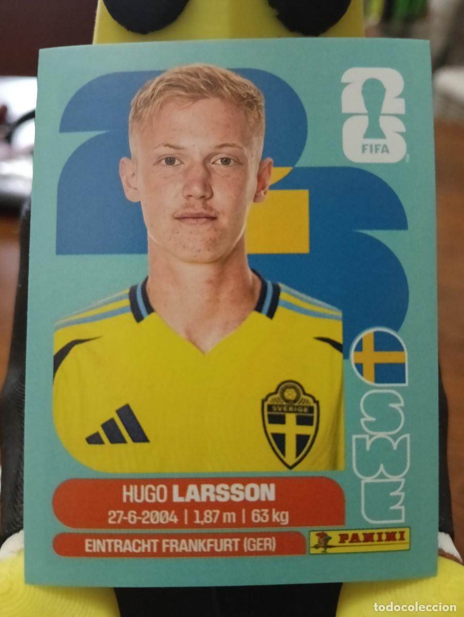 Cromos de f&uacute;tbol: Mundial 2026 - Hugo Larsson - N&deg; 9 - Suecia