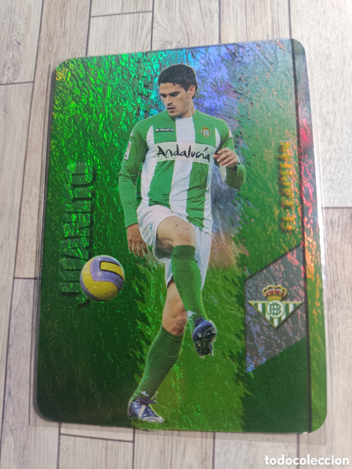 Cromos de f&uacute;tbol: 430 JUANITO REAL BETIS MUNDICROMO LAS FICHAS DE LA LIGA MUNDICROMO 2007 2008 07 08