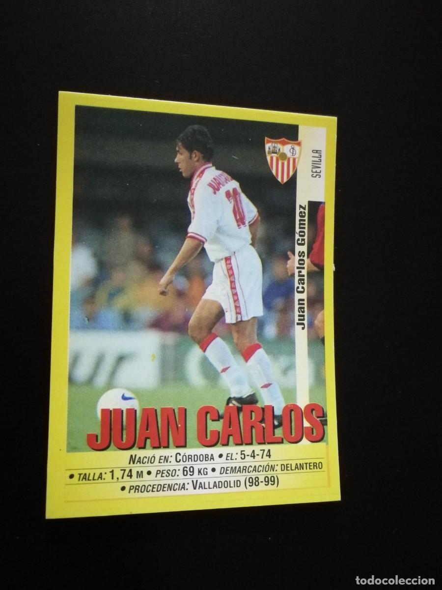 Cromos de f&uacute;tbol: JUAN CARLOS SEVILLA F. C. 377 PANINI LIGA 1999/2000 99 00 NUNCA PEGADO SIN PEGAR