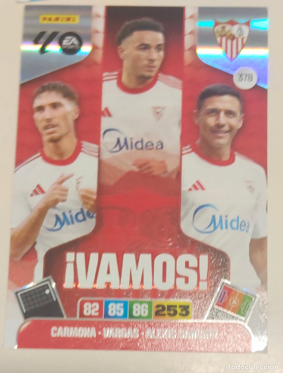 Cromos de f&uacute;tbol: 378 Sevilla FC | Vamos | Adrenalyn XL LaLiga 2025 2026 Panini 25 26