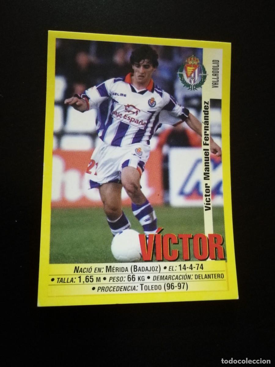 Figurine di Calcio: Victor Real Valladolid 224 PANINI LIGA 1999/2000 99 00 NUNCA PEGADO SIN PEGAR