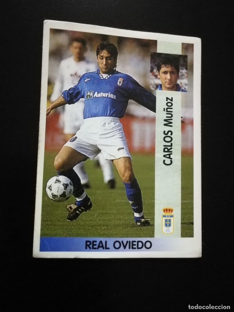 Figurine di Calcio: Carlos Real Oviedo, Panini 96/97 NUNCA PEGADO SIN PEGAR