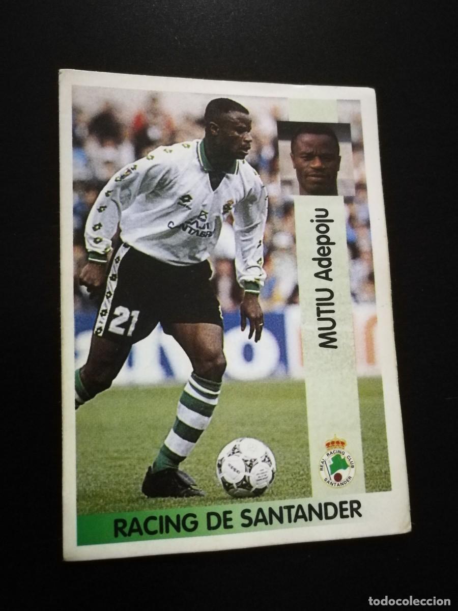 Cromos de f&uacute;tbol: Mutiu Baja Racing de Santander, Panini 96/97 NUNCA PEGADO SIN PEGAR