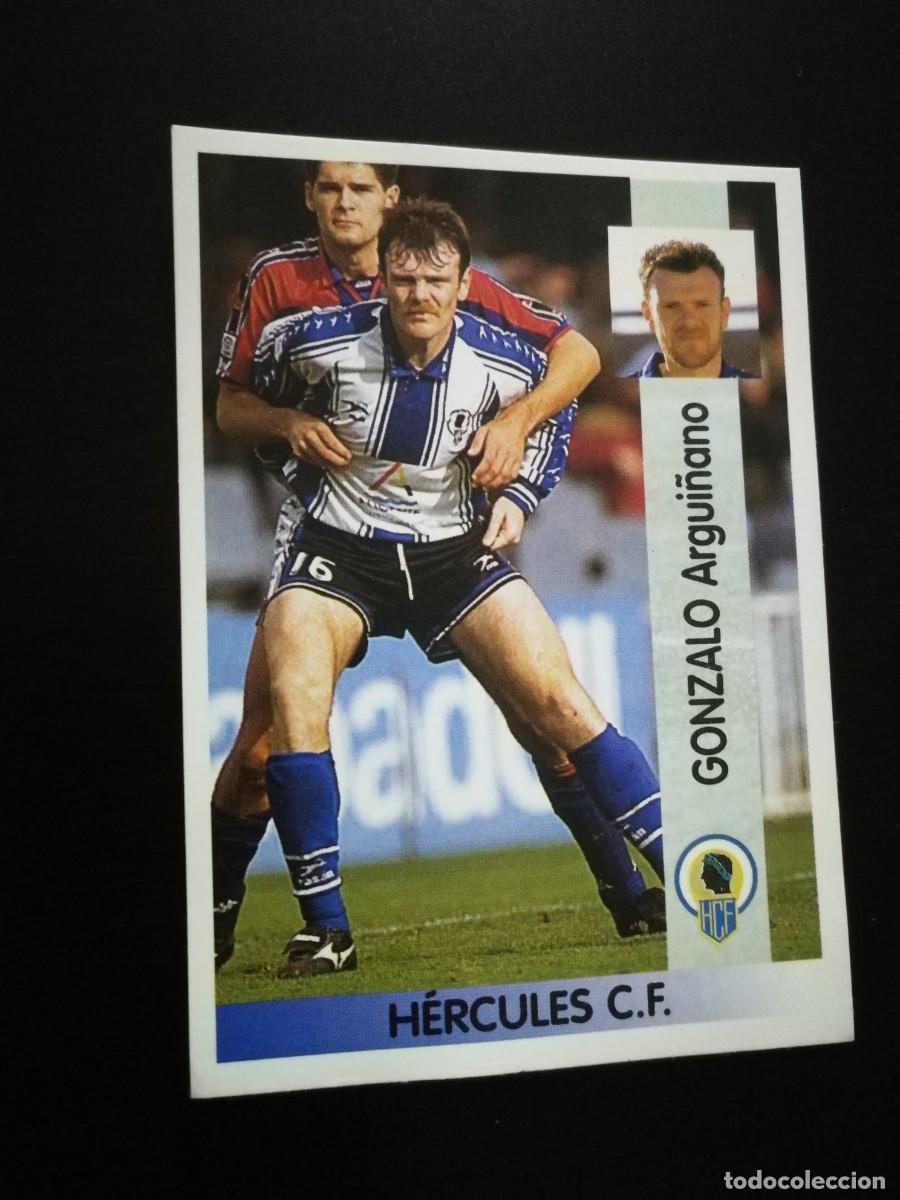 Cromos de f&uacute;tbol: Gonzalo Baja H&eacute;rcules CF Panini 96/97 NUNCA PEGADO SIN PEGAR