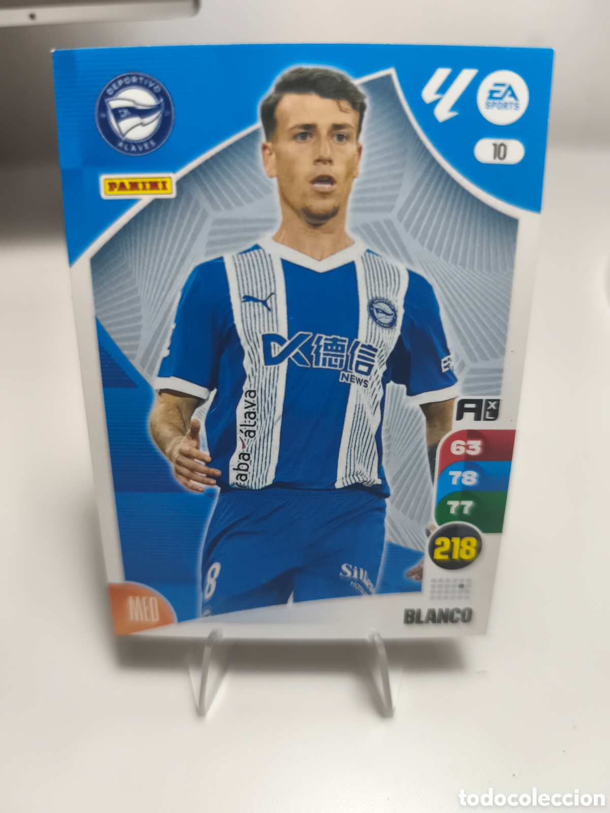 Cromos de f&uacute;tbol: Blanco Deportivo Alav&eacute;s 10 Adrenalyn XL 2024 2025 24 25