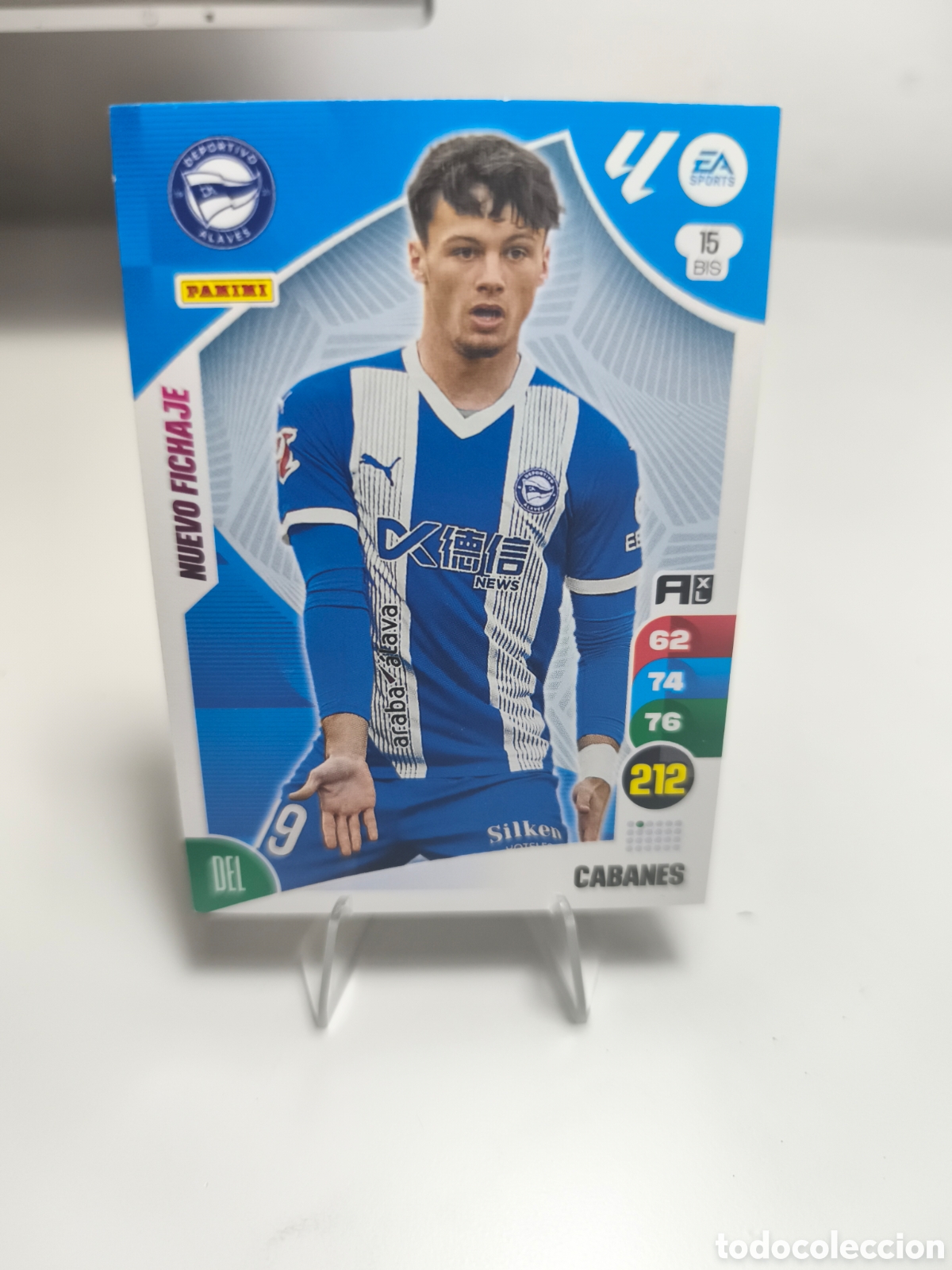 Cromos de f&uacute;tbol: Cabanes Deportivo Alav&eacute;s 15 BIS Adrenalyn XL 2024 2025 24 25