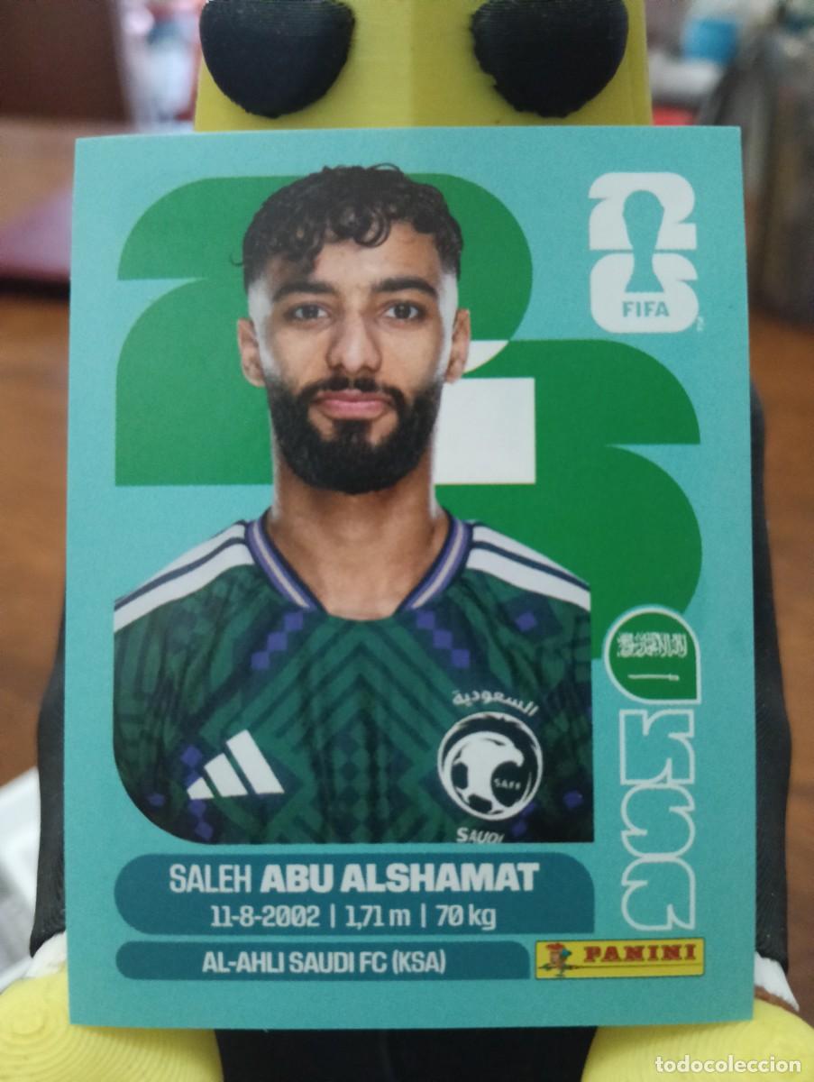 Cromos de f&uacute;tbol: Mundial 2026 - Saleh Abu Alshamat - N&deg; 14 - Saudi Arabia