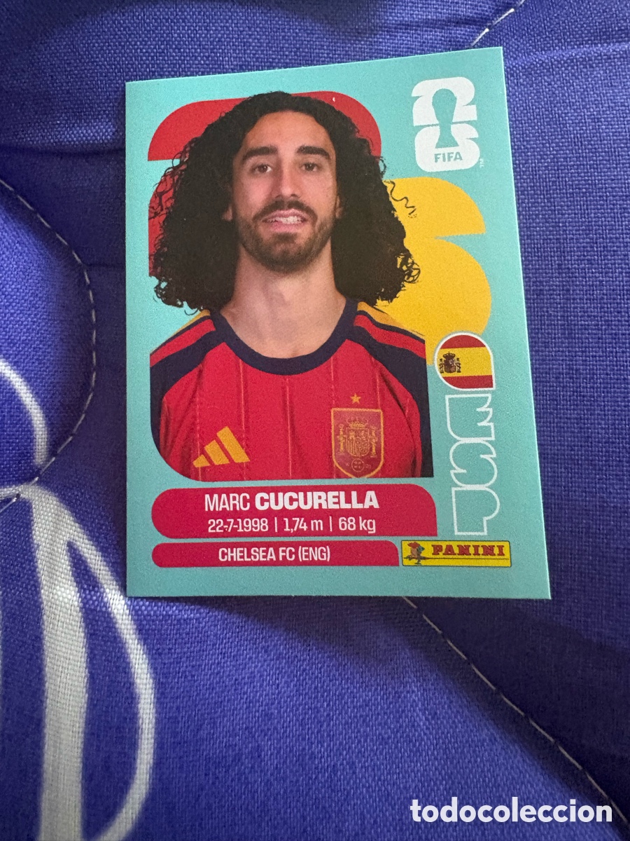 Cromos de f&uacute;tbol: ROMO ESP 8 ESP8 MARC CUCURELLA ESPA&Ntilde;A SPAIN REAL MADRID PANINI MUNDIAL WORLD CUP 2026 STICKERS FIFA