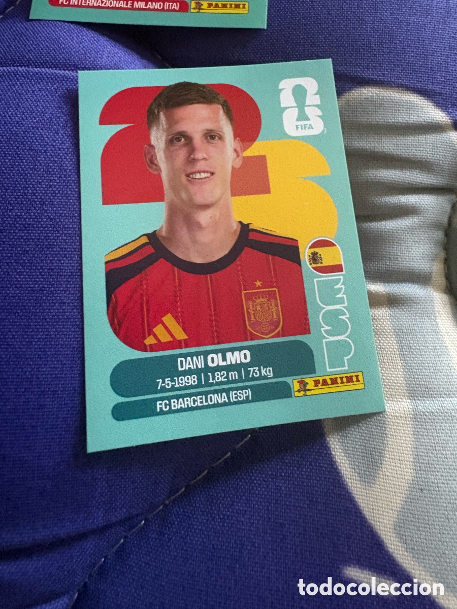 Cromos de f&uacute;tbol: ESP 16 DANI OLMO ESPA&Ntilde;A MUNDIAL FIFA WORLD CUP 2026 26 PANINI STICKERS NUEVO