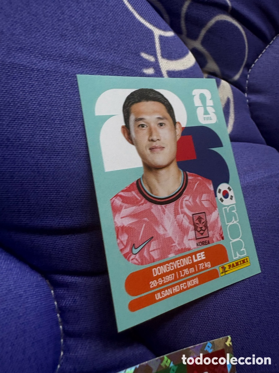 Cromos de f&uacute;tbol: KOR 16 DONGG YEONG LEE KOR16 KOREA FIFA WORLD CUP MUNDIAL 2026 26 PANINI