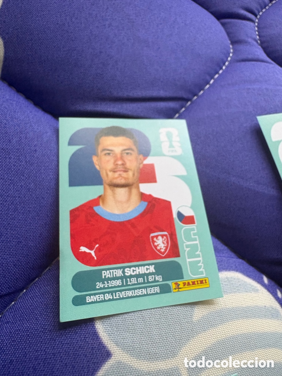 Cromos de f&uacute;tbol: CZE 20 PATRIK SCHICK BASE REPUBLICA CHECA CROMO MUNDIAL STICKERS 2026 26