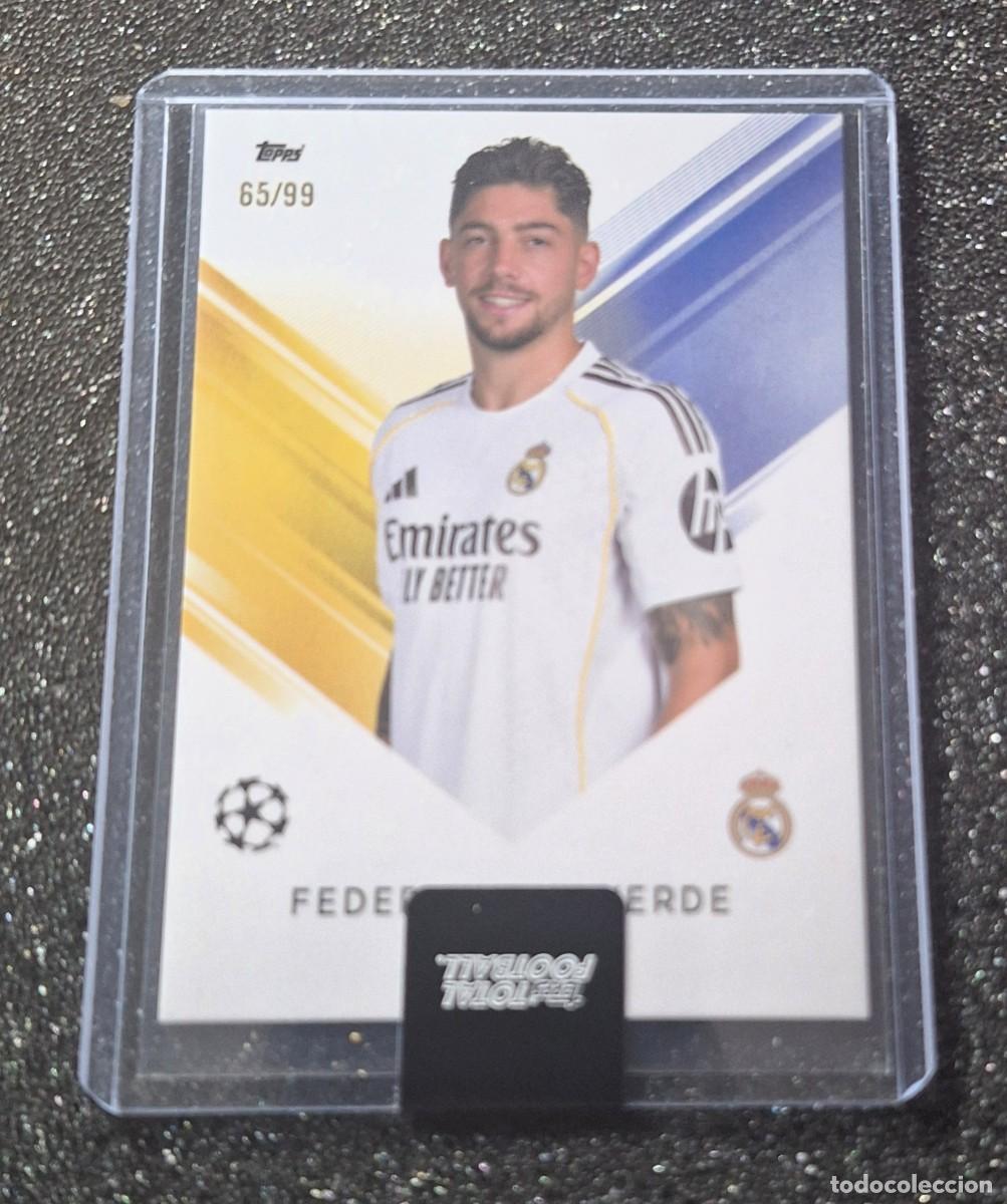 Cromos de f&uacute;tbol: Federico Valverde Real Madrid Topps Total Football 65/99