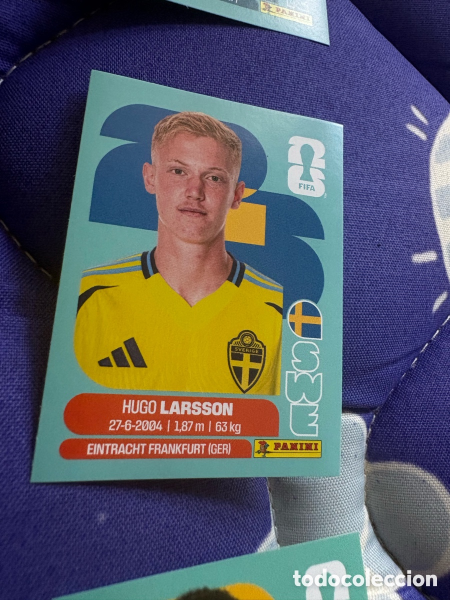 Cromos de f&uacute;tbol: Panini Mundial Fifa World cup 2026 26 sticker - SWE 9 larsson