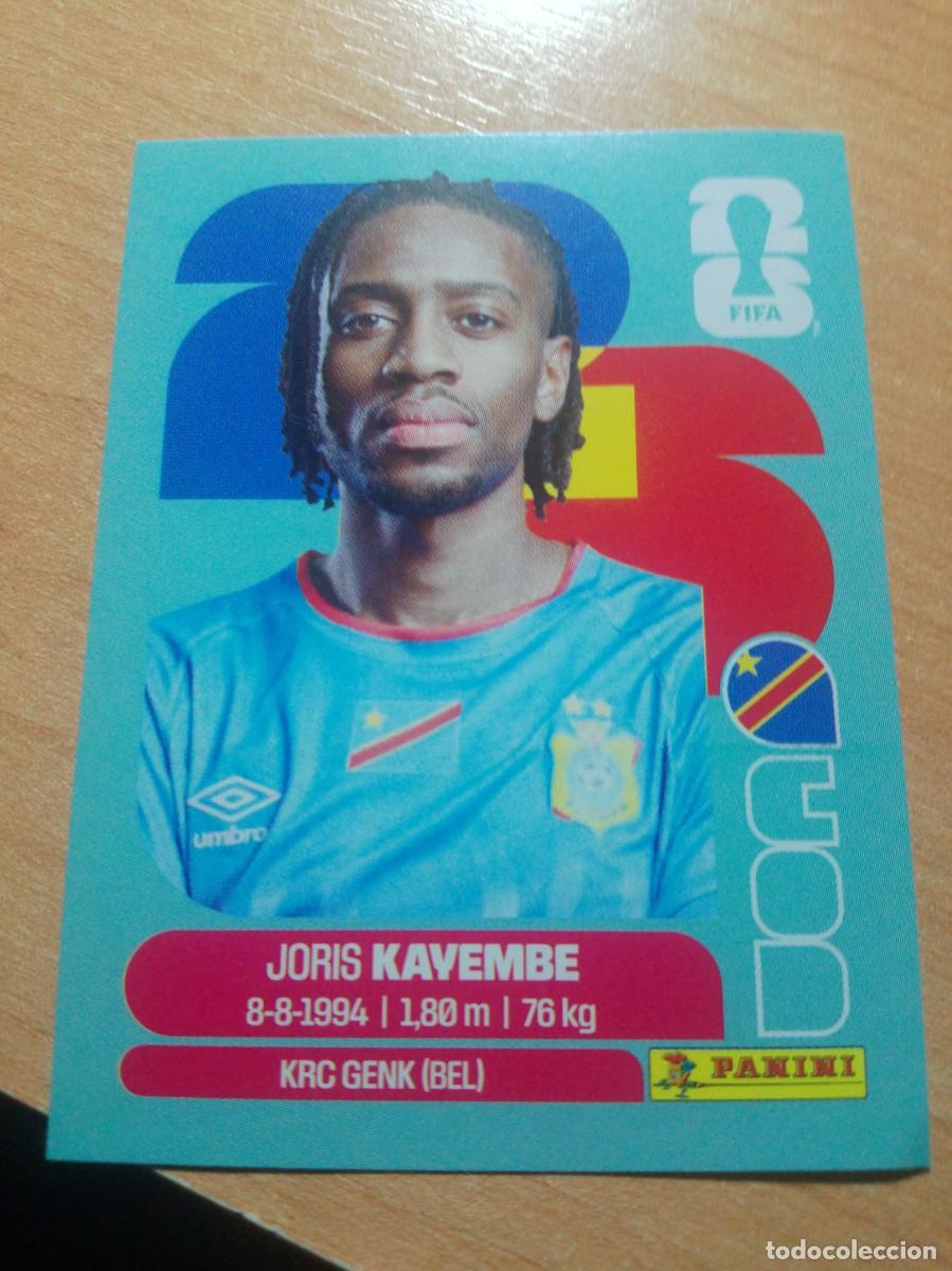 Cartes &agrave; collectionner de Football: COD 7 COD 7 JORIS KAYEMBE CONGO MUNDIAL FIFA WORLD CUP 2026 26 PANINI STICKERS NUEVO