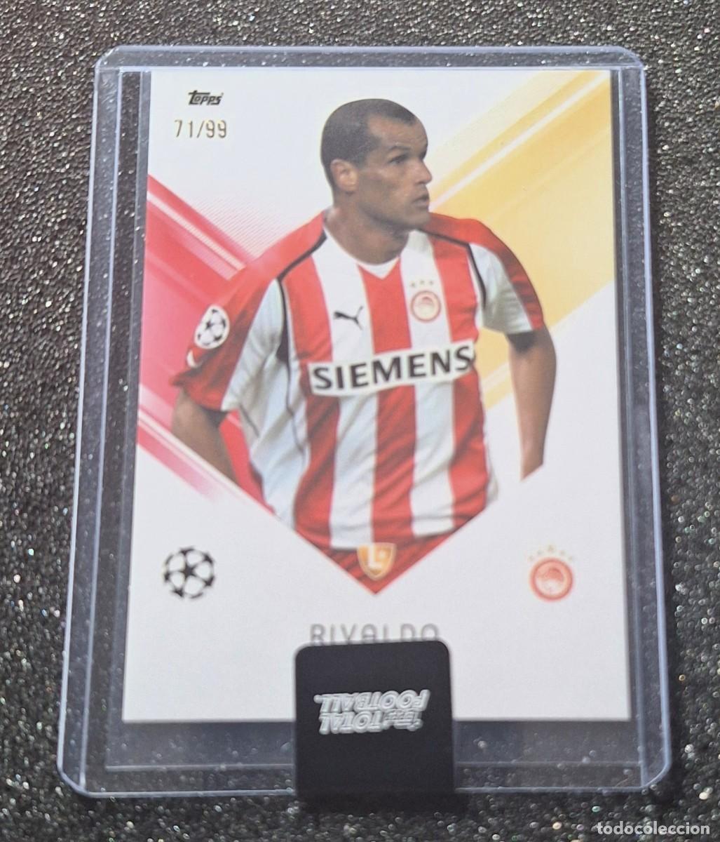 Cromos de f&uacute;tbol: Rivaldo Olympiacos Topps Total Football 71/99