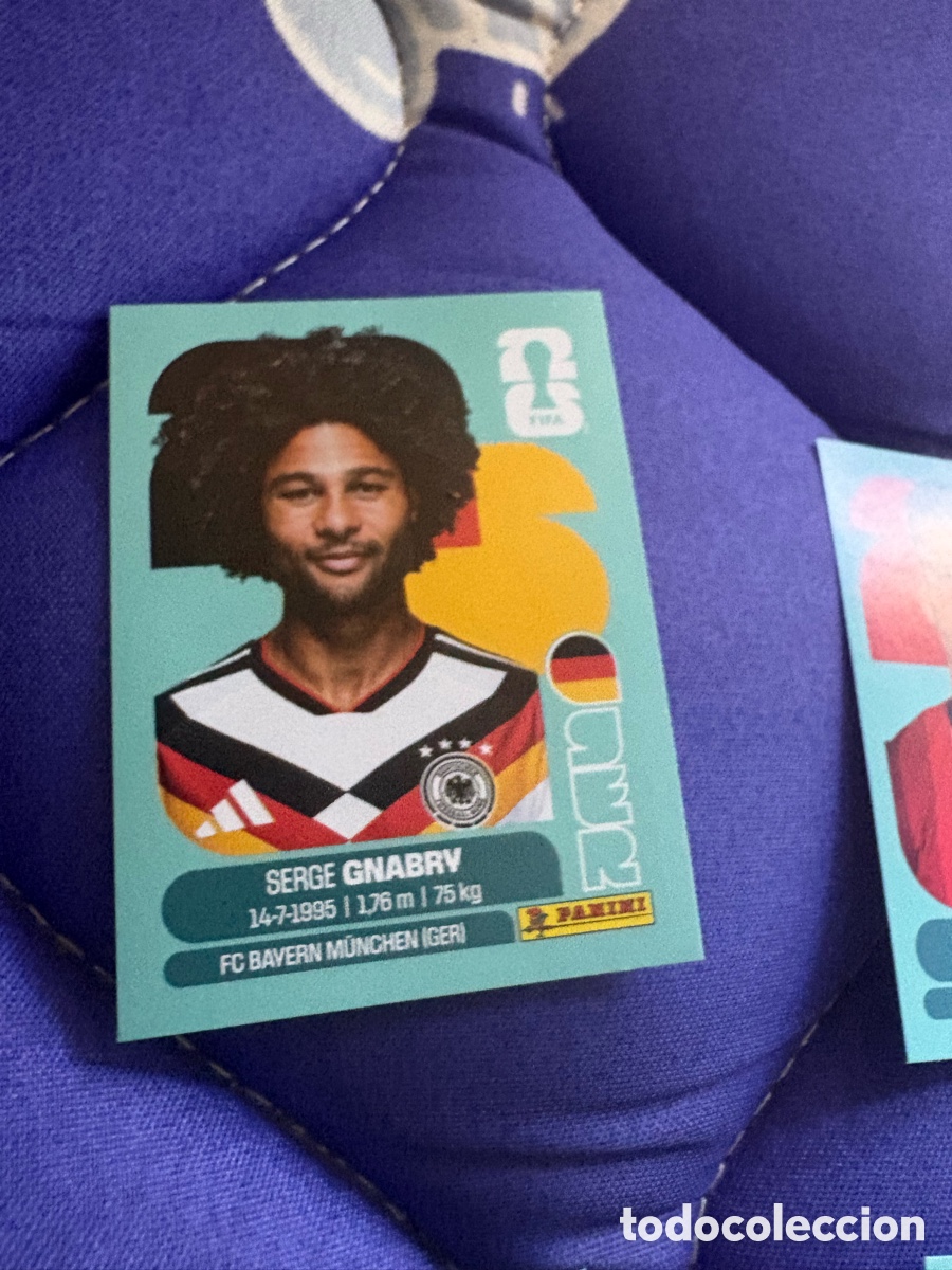 Cromos de f&uacute;tbol: GER 16 GER16 SERGE GNABRY ALEMANIA ⚽ PANINI FIFA MUNDIAL WORLD CUP 26 2026 STICKER ⚽