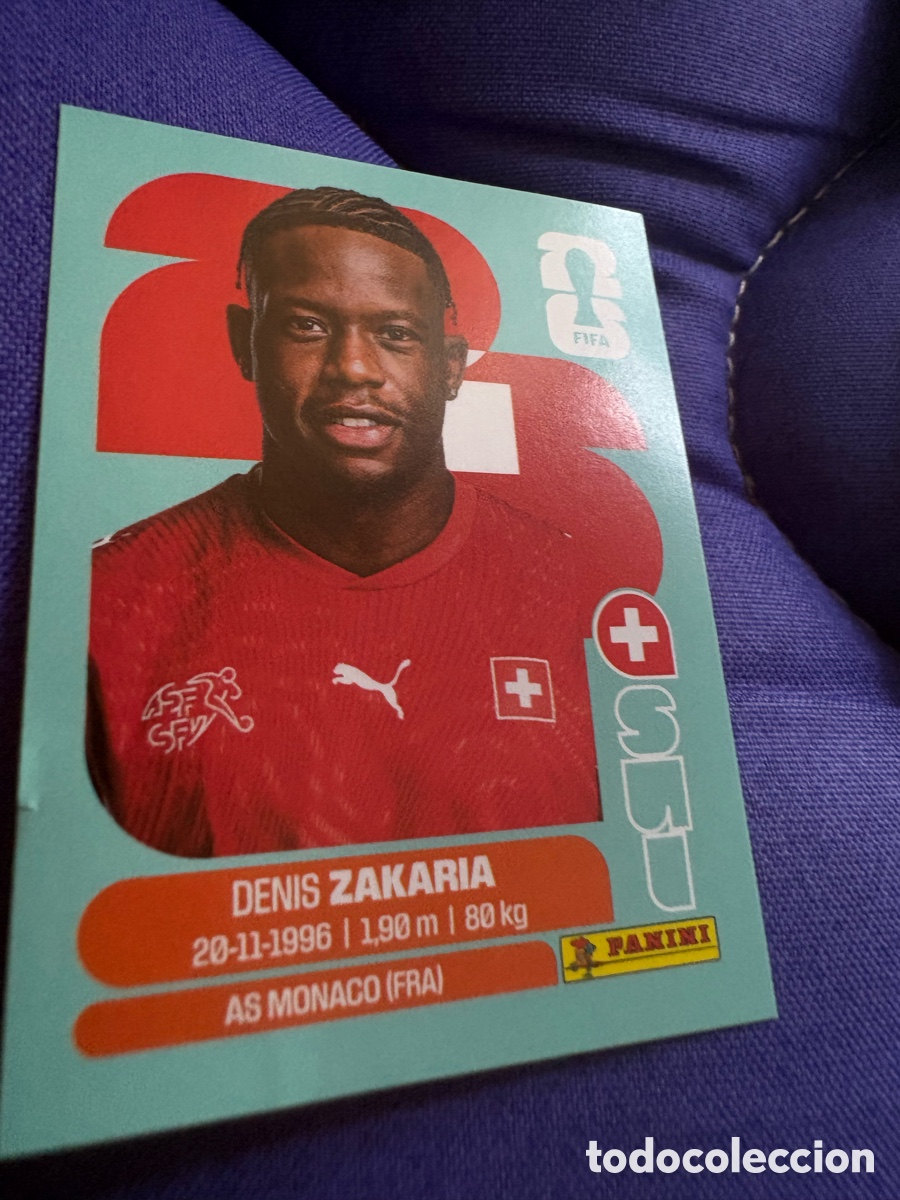 Cromos de f&uacute;tbol: SUI 10 Denis Zakaria, Suiza, Panini FIFA World Cup Mundial 2026 Sticker
