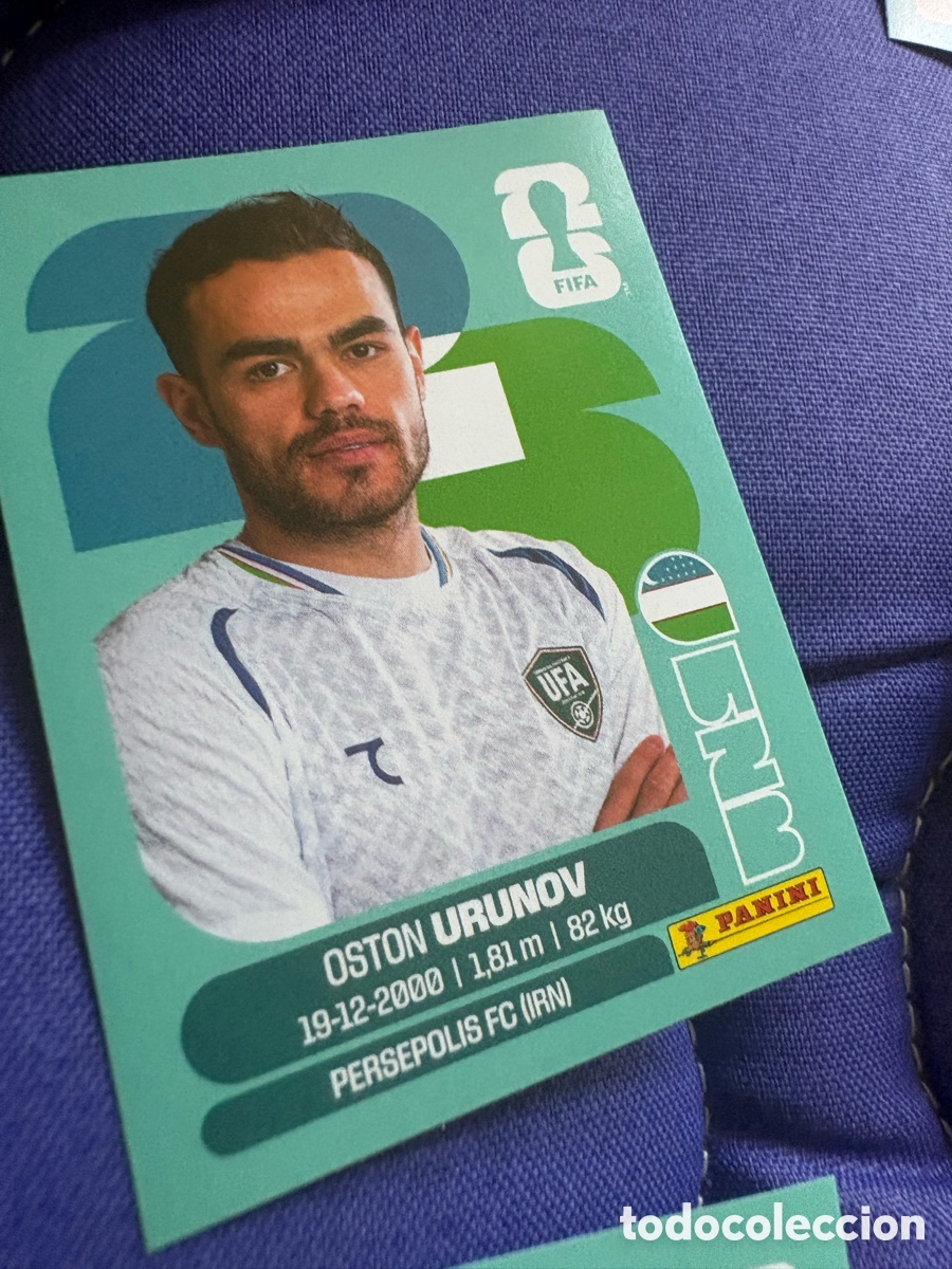 Cromos de f&uacute;tbol: UZB 17 UZB17 OSTON URUNOV UZBEKISTAN ⚽ PANINI FIFA MUNDIAL WORLD CUP 26 2026 STICKER ⚽