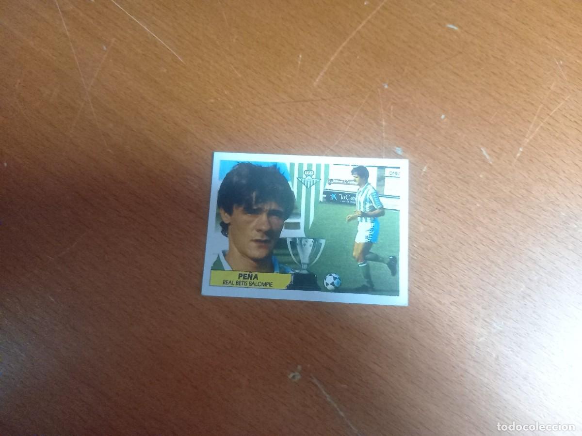 Cromos de f&uacute;tbol: CROMO ESTE 87-88 PE&Ntilde;A DEL BETIS