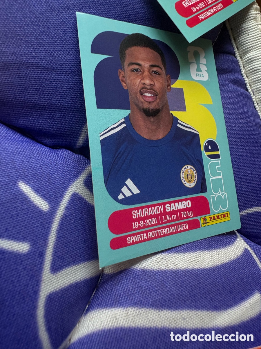Cromos de f&uacute;tbol: CUW 8 CUW8 SHURANDY SAMBO CURACAO ⚽ PANINI FIFA MUNDIAL WORLD CUP 26 2026 STICKER ⚽