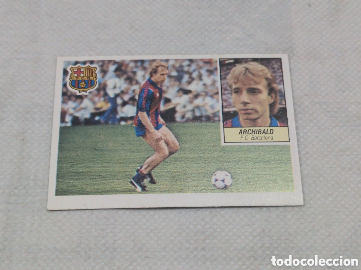 Cromos de f&uacute;tbol: Archibald ( F.C. BARCELONA ) - &Uacute;ltimo Fichaje n&uacute;m 42 - ESTE 1984/85 ( 84/85 )- Sin pegar Nuevo