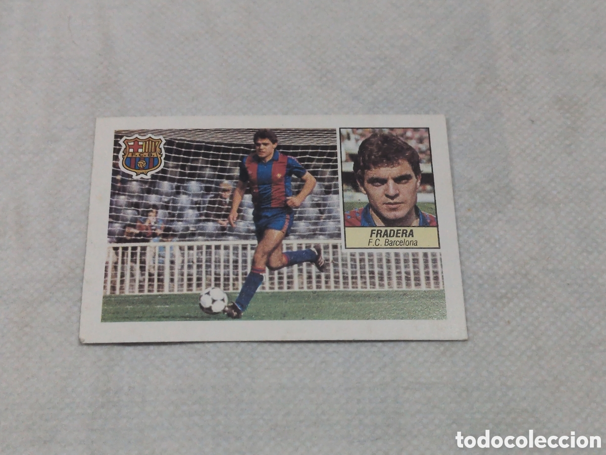 Cromos de f&uacute;tbol: FRADERA BARCELONA FICHAJE 33 NUEVO LIGA ESTE 1984/85 84