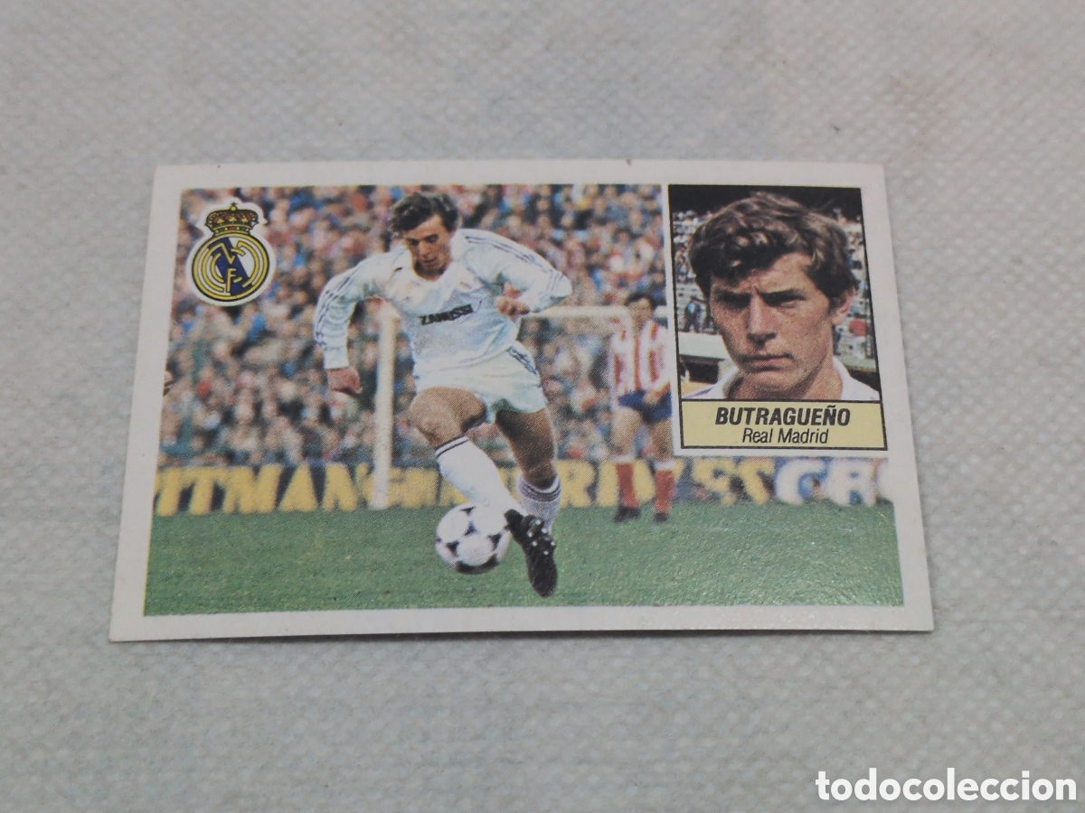 Cromos de Futebol: Cromo Butrague&ntilde;o Rookie Real Madrid LIGA Este 1984 1985 84 85 NUEVO Sin pegar