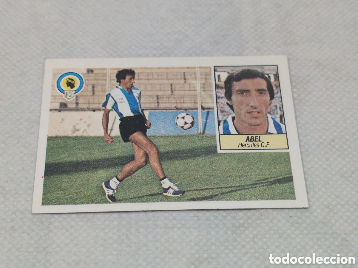 Cromos de f&uacute;tbol: ABEL HERCULES FICHAJE 20 VERSION LIGA ESTE 1984/85 84 85 NUNCA PEGADO SIN PEGAR NUEVO