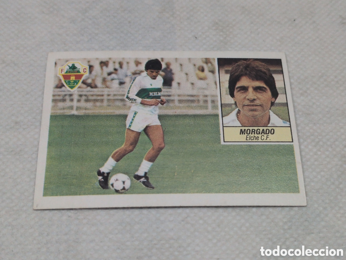 Cromos de f&uacute;tbol: MORGADO VERSION ELCHE C. F. FICHAJE 21 LIGA ESTE 1984 1985 NUEVO SIN PEGAR