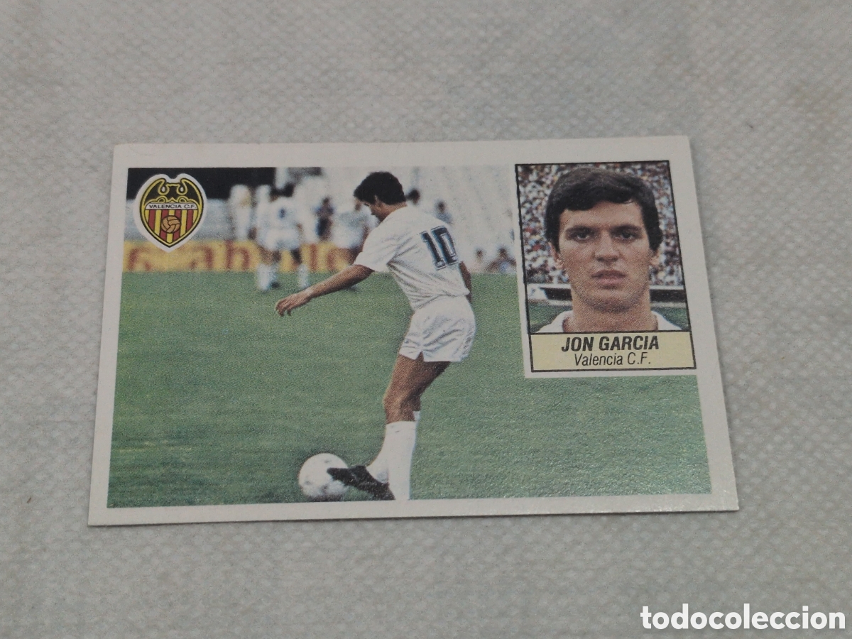 Football Stickers: JON GARCIA VALENCIA FICHAJE 37 LIGA ESTE 1984/85 NUEVO SIN PEGAR