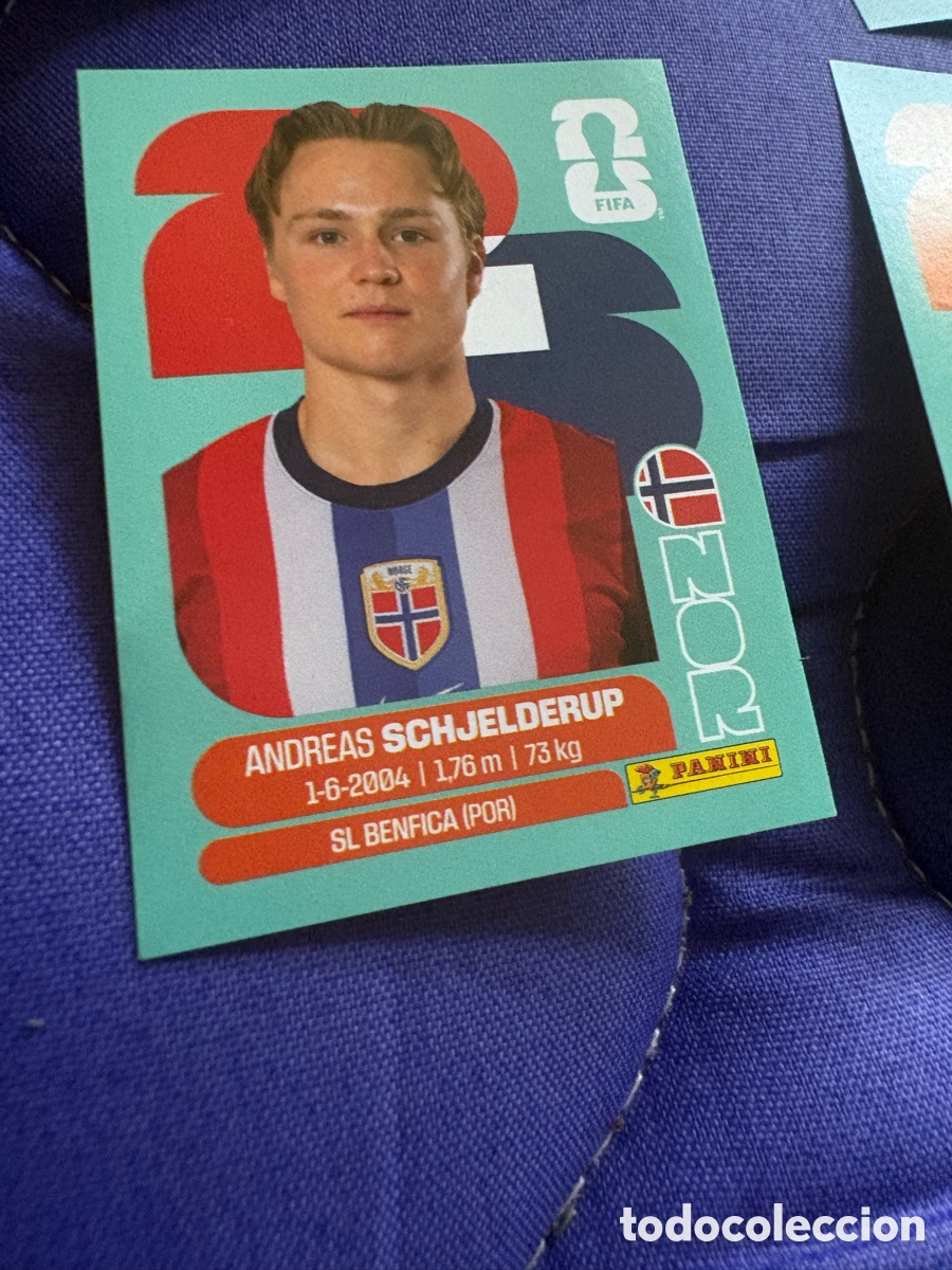 Cromos de f&uacute;tbol: NOR 12 NOR12 ANDREAS SCHJELDERUP NORUEGA ⚽ PANINI FIFA MUNDIAL WORLD CUP 26 2026 STICKER ⚽
