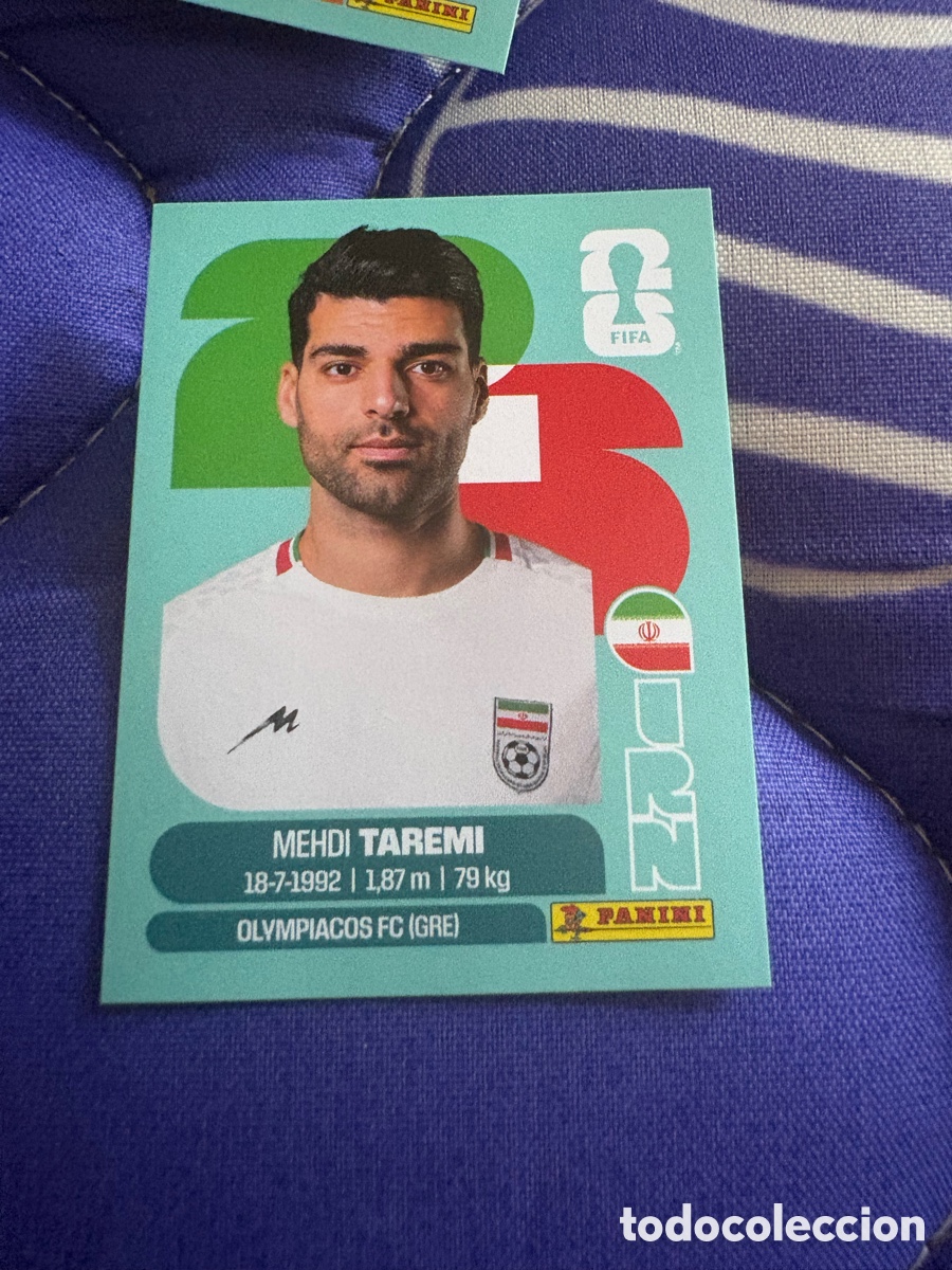 Cromos de f&uacute;tbol: IRN 18 IRN18 MEHDI TAREMI IRAN ⚽ PANINI FIFA MUNDIAL WORLD CUP 26 2026 STICKER ⚽