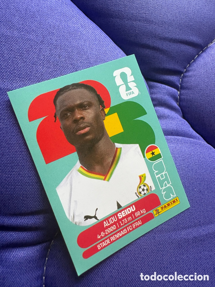 Cromos de f&uacute;tbol: B32 GHA5 ALIDU SEIDU 5 GHANA GHA MUNDIAL FIFA WORLD CUP 2026 STICKER PANINI