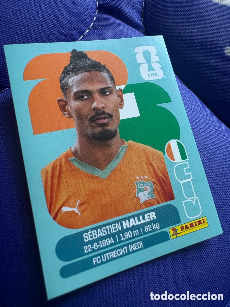 Cromos de f&uacute;tbol: HALLER COSTA DE MARFIL CIV 16 MUNDIAL F&Uacute;TBOL 2026 FIFA WORLD CUP PANINI SIN PEGAR PEDIDO M&Iacute;NIMO 3&euro;.